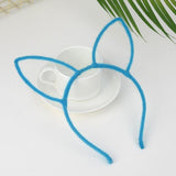 Cat Ears Hair Band Cat Design Accessories Pet Clever Sky blue 