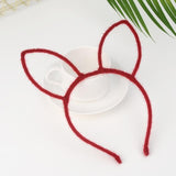 Cat Ears Hair Band Cat Design Accessories Pet Clever Red 