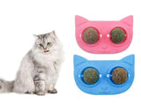 Cat Face Shape Catnip Ball Cat Toys Pet Clever 