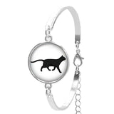 Cat Glass Convex Round Bracelet Cat Design Accessories Pet Clever 1 [200013822] 