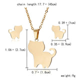 Cat Jewelry Set Cat Design Accessories Pet Clever 