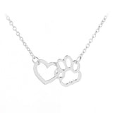 Cat Love Heart Pendant Cat Design Accessories Pet Clever 