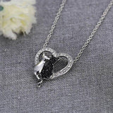 Cat Lovers Pendant Necklace Cat Design Accessories Pet Clever 