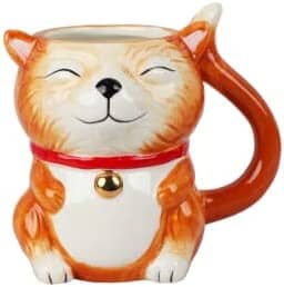 Cat Mugs for Cat Lovers Cat Coffee Mug – 14 Ounces Cat Design Accessories Pet Clever 