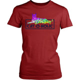 Cat-O-Holic T-Shirt Design T-shirt teelaunch District Womens Shirt Red XS