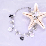 Cat Pearl Cat Claw Charm Bracelet Cat Design Accessories Pet Clever 