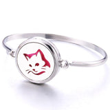 Cat Perfume Diffuser Locket Bracelet Cat Design Accessories Pet Clever 