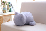 Cat Plush Cushion Pillow Cat Design Accessories Pet Clever light gray 