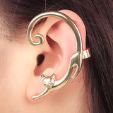 Cat Post Stud Earrings Cat Design Accessories Pet Clever 