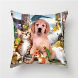 Cat Print Cushion Cover Cat Design Accessories Pet Clever 8 