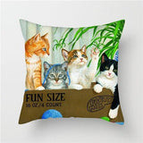 Cat Print Cushion Cover Cat Design Accessories Pet Clever 5 