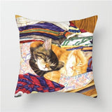 Cat Print Cushion Cover Cat Design Accessories Pet Clever 4 