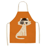 Cat Print Kitchen Apron Cat Design Accessories Pet Clever O 