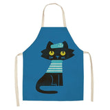 Cat Print Kitchen Apron Cat Design Accessories Pet Clever L 