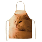 Cat Print Kitchen Apron Cat Design Accessories Pet Clever I 