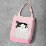 Cat Printed Canvas Shoulder Bags Cat Design Bags Pet Clever 5 