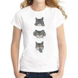 Cat Reactions T-Shirt T-shirt Pet Clever 