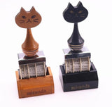 Cat Retro Style Date Seal Cat Design Accessories Pet Clever 
