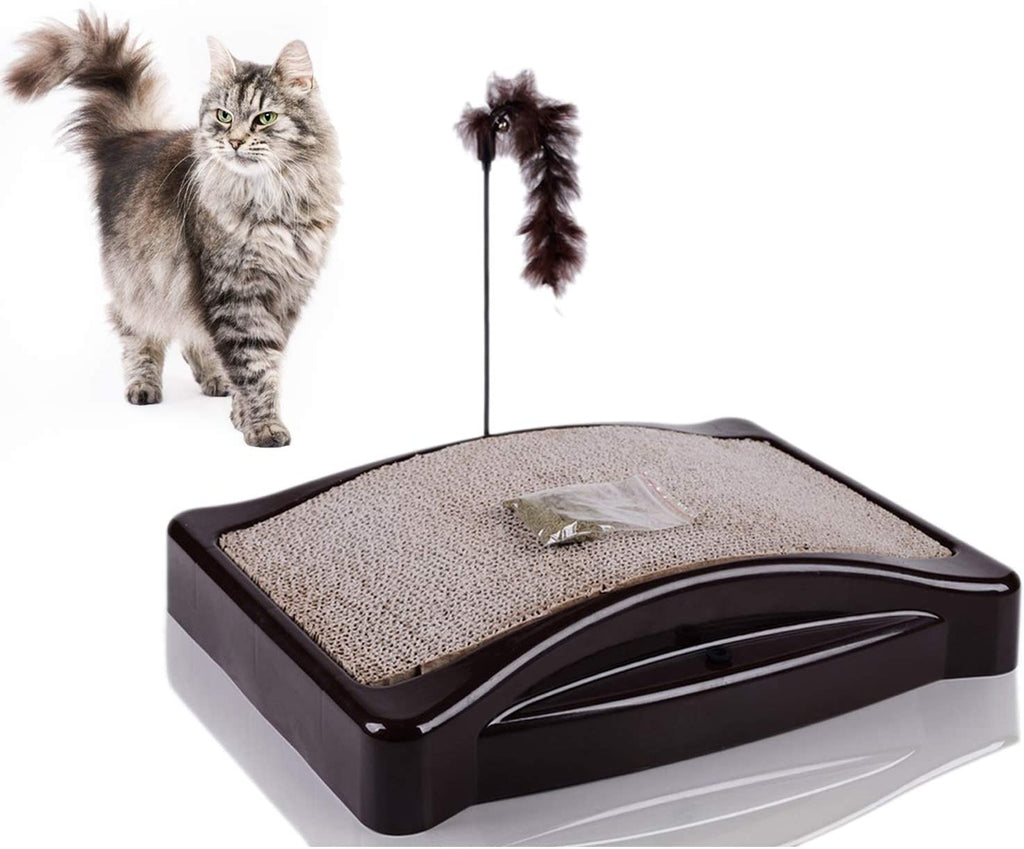 Cat Scratching Post with Catnip Cat Trees & Scratching Posts Pet Clever 