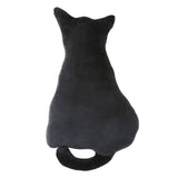 Cat Seat Sofa Pillow Plush Cat Design Accessories Pet Clever black 