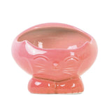 Cat Shape Pet Food Bowl Dog Bowls & Feeders Pet Clever Pink 