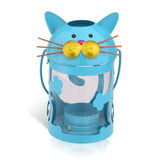Cat Shaped Candle Holder Cat Design Accessories Pet Clever Blue 