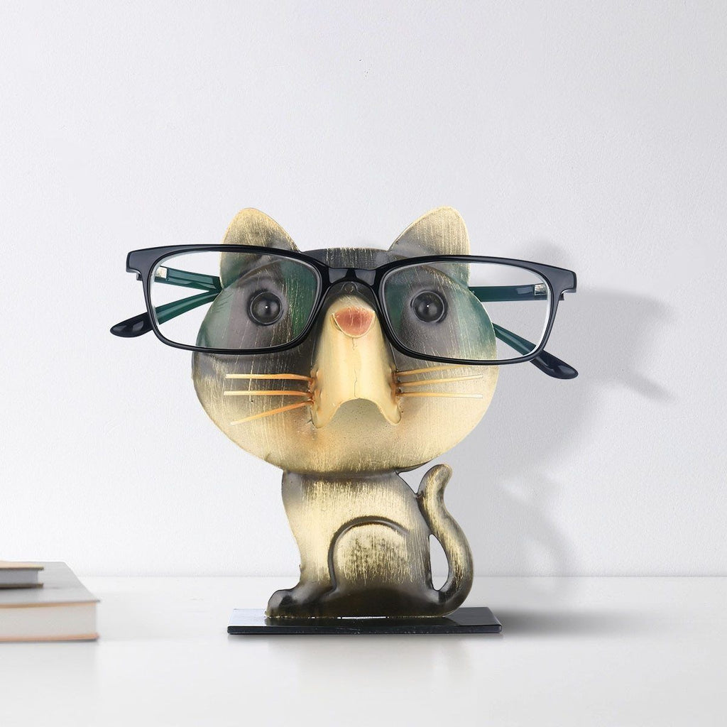 Cat Shaped Eyeglass Rack Cat Design Accessories Pet Clever 