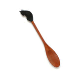 Cat Shaped Handle Wooden Stirring Spoon Home Decor Cats Pet Clever 