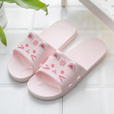 ﻿ Cat Summer Slippers Cat Design Accessories Pet Clever Pink 36 