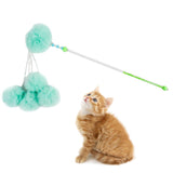 ﻿Cat Teaser Stick Cat Toys Pet Clever Green 