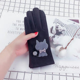 Cat Touch Screen Mittens Cat Design Accessories Pet Clever 