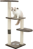 Cat Tree with Pom Pom Scratching Post Cat Beds & Baskets Pet Clever 