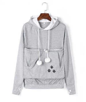 Kangaroo pouch hoodie for cats sales