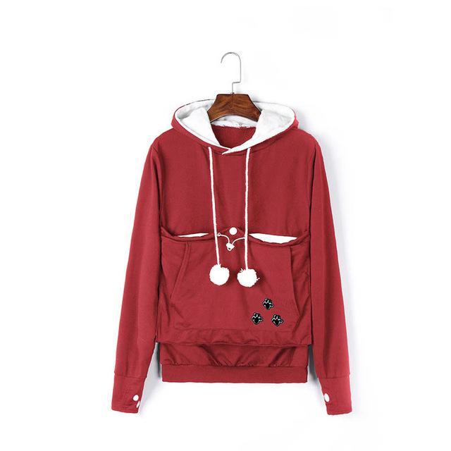 Cat hoodie with kangaroo pouch store