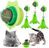 Catnip Ball for Cats Wall Smooth Tile Cat Toys Pet Clever Green 