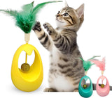 Catnip Cat Toys for Indoor Rotatable Cat Toys Pet Clever Yellow 
