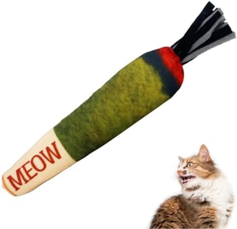 Catnip Toys for Indoor Cats w/Crinkly Cat Toys Pet Clever 