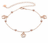 Cat's Paw Charm Bracelet Cat Design Accessories Pet Clever 