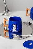 Ceramic Coffee Mug with Lid and Matching Spoon Other Pets Design Mugs Pet Clever 