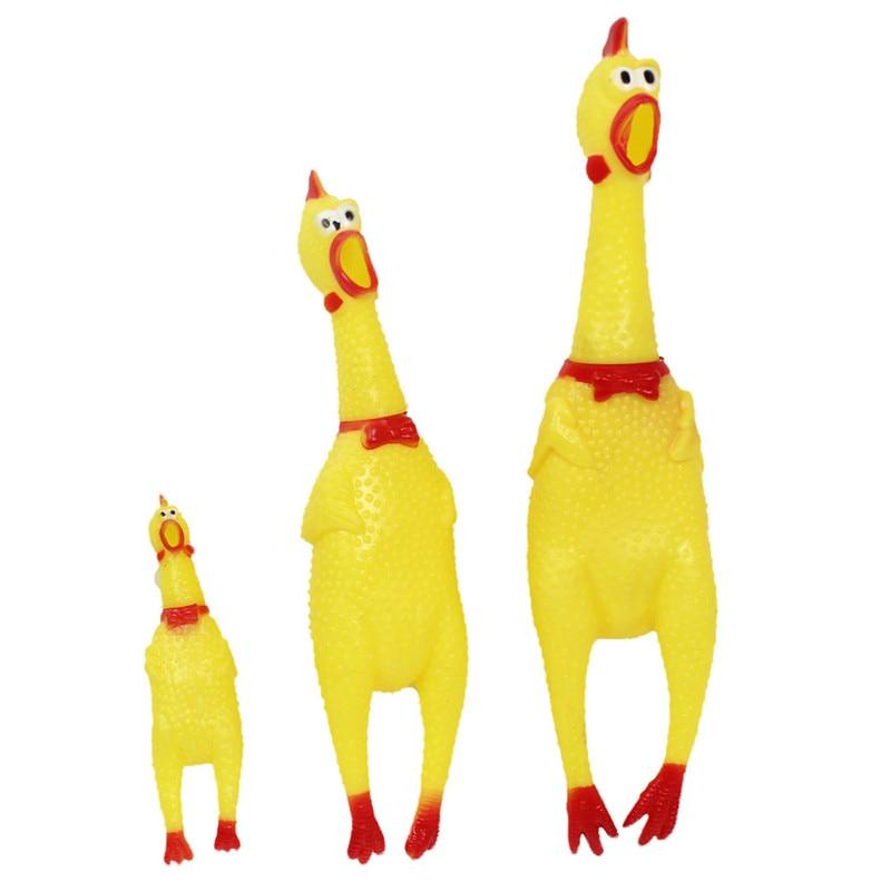 Chicken Squeaky Dog Toy Toys Pet Clever XS 