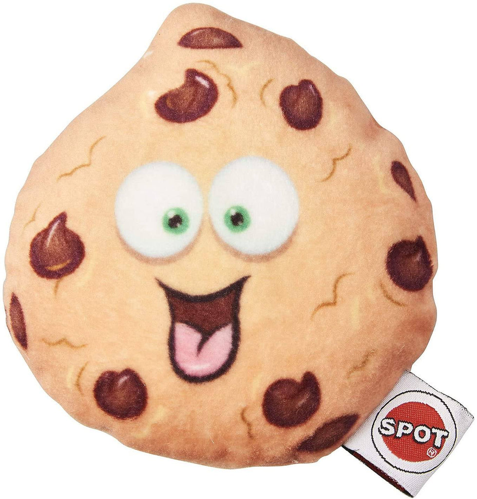Chocolate Chip Cookie 4" Soft Plush Dog Toy Dog Toys Pet Clever 