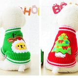 Christmas Inspired Design Pet Sweater Cat Clothing Pet Clever 