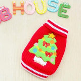 Christmas Inspired Design Pet Sweater Cat Clothing Pet Clever Red XS 