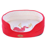 Christmas Style Elk Red Pet Bed Dog Beds & Blankets Pet Clever 