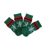 Christmas Theme Pet Socks Cat Clothing Pet Clever snowflake S 