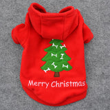Christmas Tree Design Pet Outwear Jacket Cat Clothing Pet Clever 