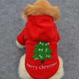 Christmas Tree Design Pet Outwear Jacket Cat Clothing Pet Clever XS 