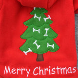 Christmas Tree Design Pet Outwear Jacket Cat Clothing Pet Clever 