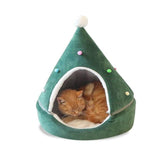 Christmas Tree Shape Pet House Cat Bes & Mats Pet Clever S Green 