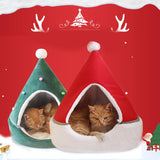 Christmas Tree Shape Pet House Cat Bes & Mats Pet Clever 